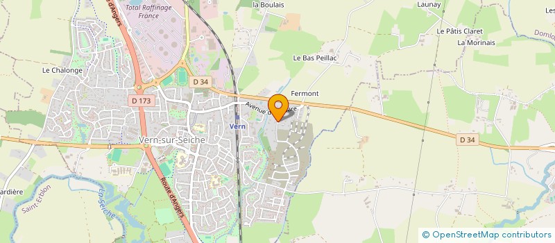 localisation de l'entreprise HRDIMMO  VERN-SUR-SEICHE