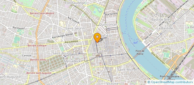 localisation de l'entreprise HRDP à BORDEAUX