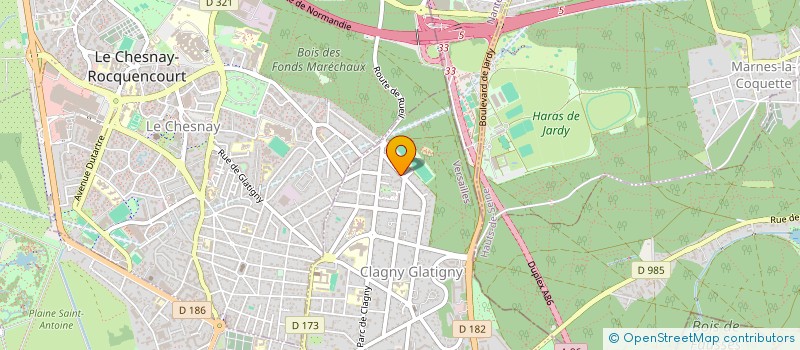 localisation de l'entreprise HRG CONSEIL à VERSAILLES