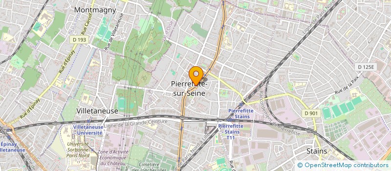 localisation de l'entreprise HRG ENTRETIEN  PIERREFITTE-SUR-SEINE