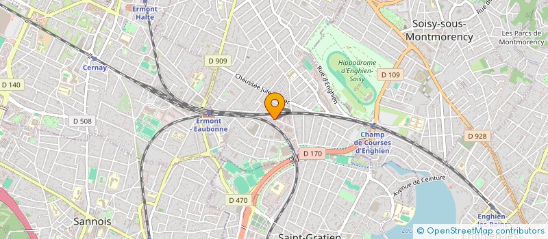 localisation de l'entreprise HRG INVEST à EAUBONNE