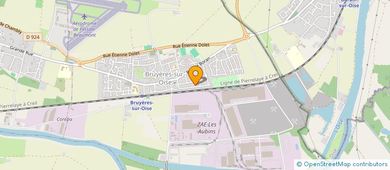 localisation de l'entreprise HRGM  BRUYERES-SUR-OISE