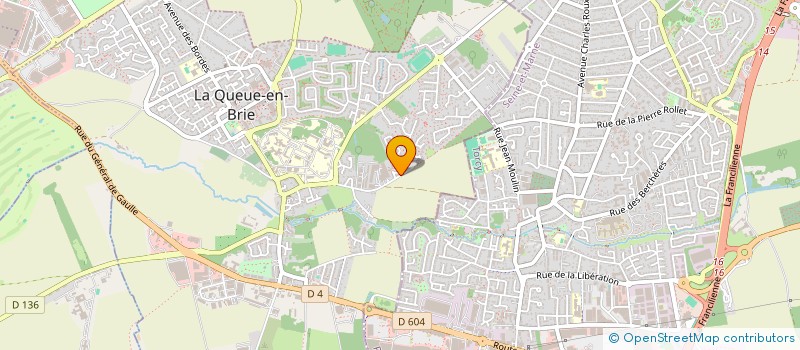 localisation de l'entreprise HRI  LA QUEUE-EN-BRIE