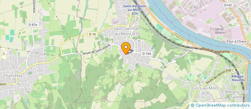 localisation de l'entreprise HRI  SAINT-GERMAIN-AU-MONT-D'OR