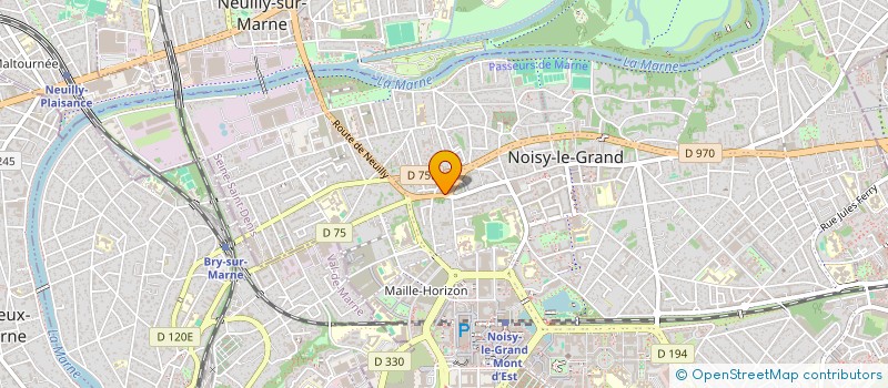 localisation de l'entreprise HRIC PATRIMONY  NOISY-LE-GRAND