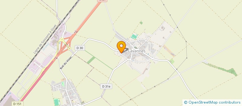 localisation de l'entreprise HRJ  LAVANNES