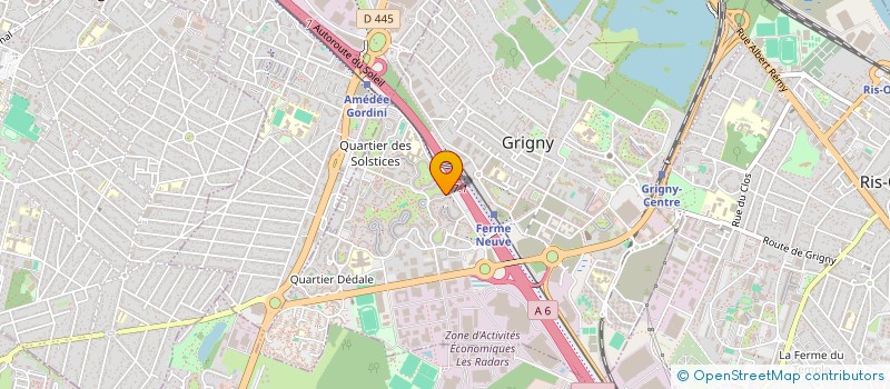 localisation de l'entreprise HRJ SARL à GRIGNY