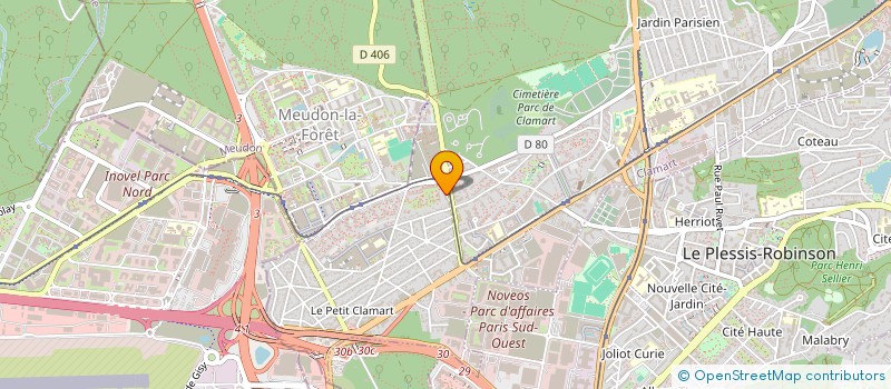 localisation de l'entreprise HRK CLAMART à CLAMART