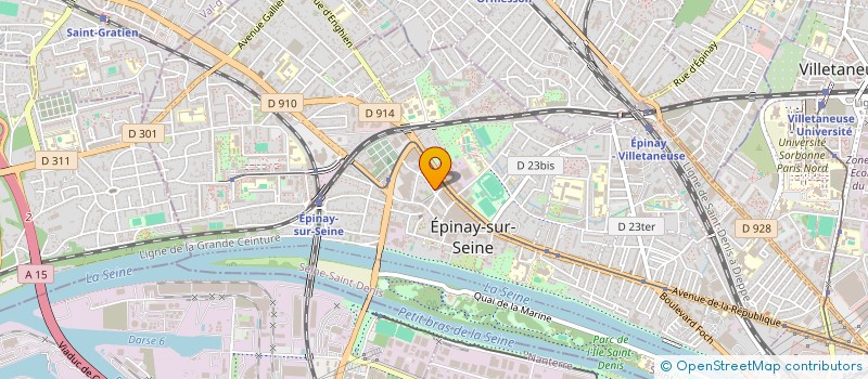 localisation de l'entreprise HRL à EPINAY-SUR-SEINE