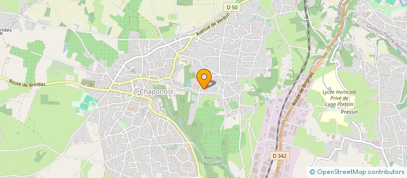 localisation de l'entreprise HRM CONSEIL ET SERVICE  CHAPONOST