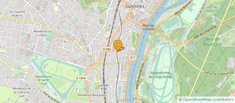 localisation de l'entreprise HRM IMMO à SURESNES
