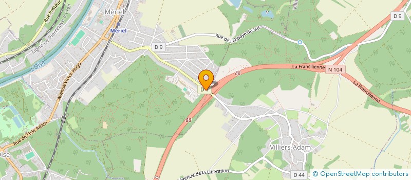 localisation de l'entreprise HRN  MERIEL