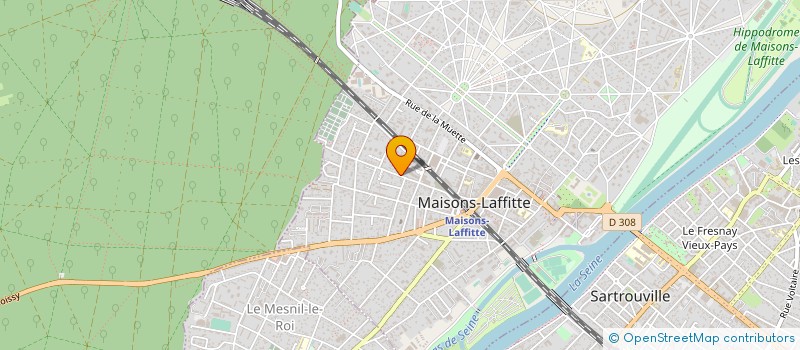 localisation de l'entreprise HRNANDEZ  MAISONS-LAFFITTE