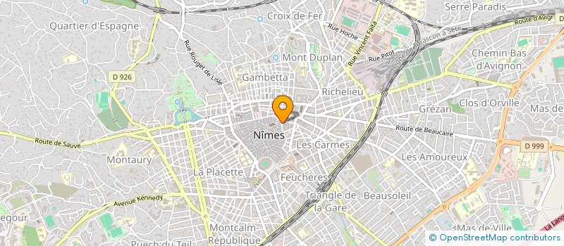 localisation de l'entreprise HRR  NIMES