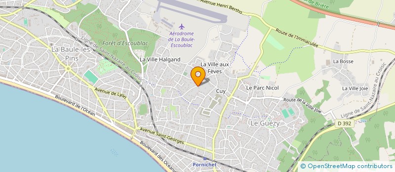 localisation de l'entreprise HRRH à LA BAULE-ESCOUBLAC