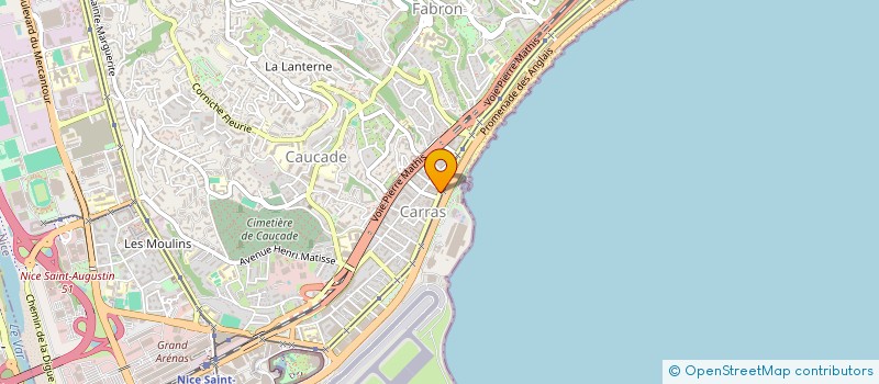 localisation de l'entreprise HRS SCHILTIGHEIM PRESTIGE à NICE