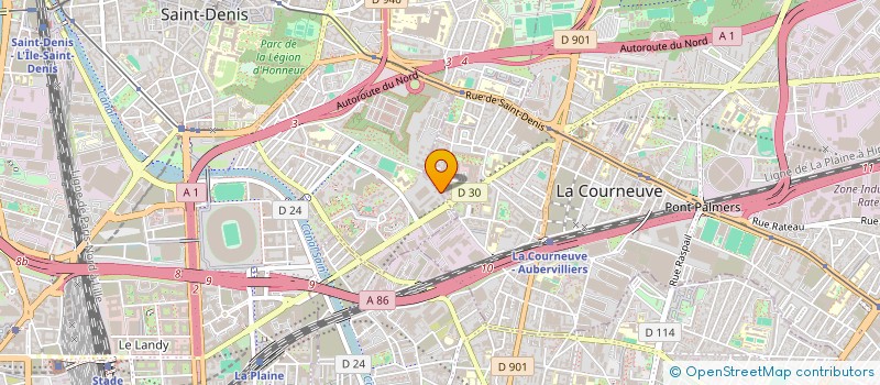 localisation de l'entreprise HRSI.RAV  SAINT-DENIS