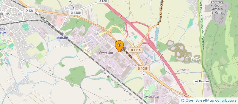 localisation de l'entreprise HRT  MOIRANS