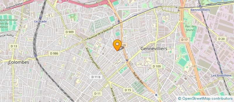 localisation de l'entreprise HRT HARISH à ASNIERES-SUR-SEINE