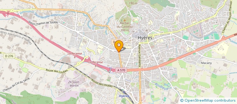 localisation de l'entreprise HRTIT  HYERES