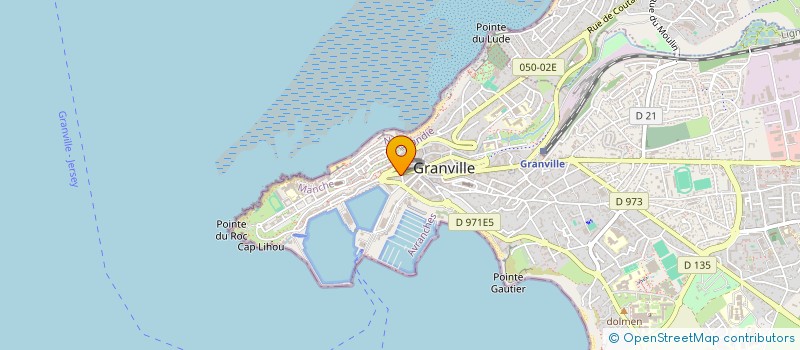 localisation de l'entreprise HRV DISTRIBUTION à GRANVILLE