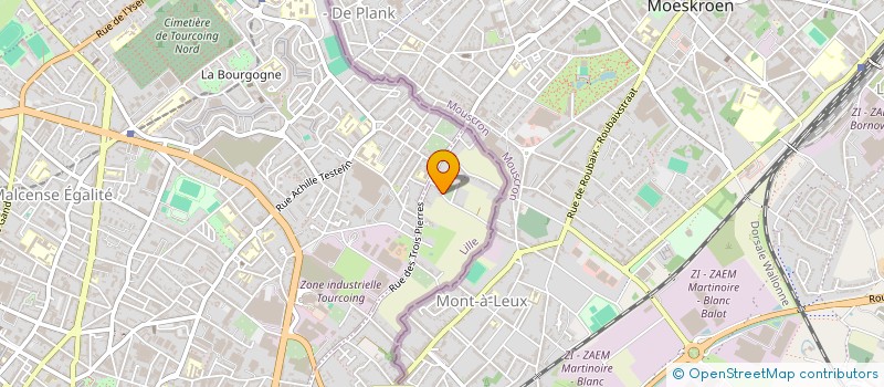 localisation de l'entreprise HRVB  WATTRELOS