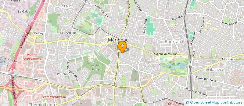 localisation de l'entreprise HRZ CONSEILS  MERIGNAC