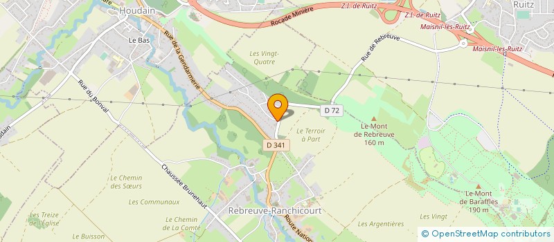 localisation de l'entreprise HS 01 à REBREUVE-RANCHICOURT