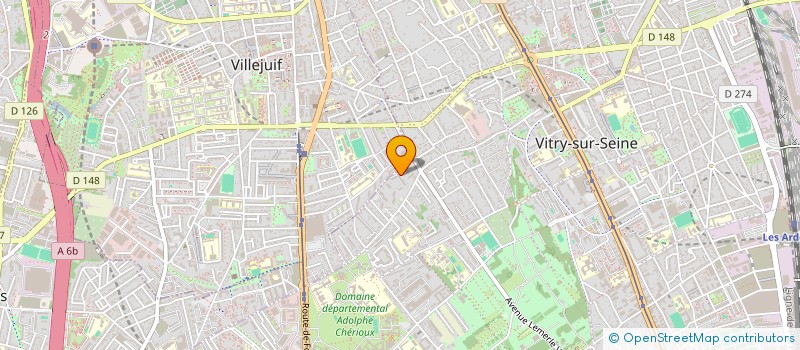 localisation de l'entreprise HS  VITRY SUR SEINE