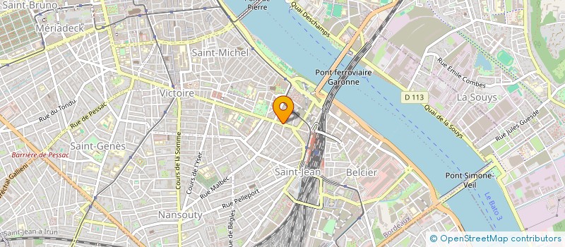 localisation de l'entreprise HS  BORDEAUX