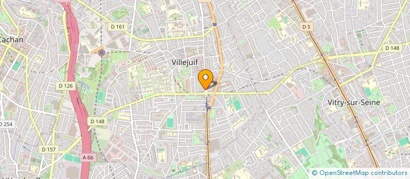 localisation de l'entreprise HS  VILLEJUIF