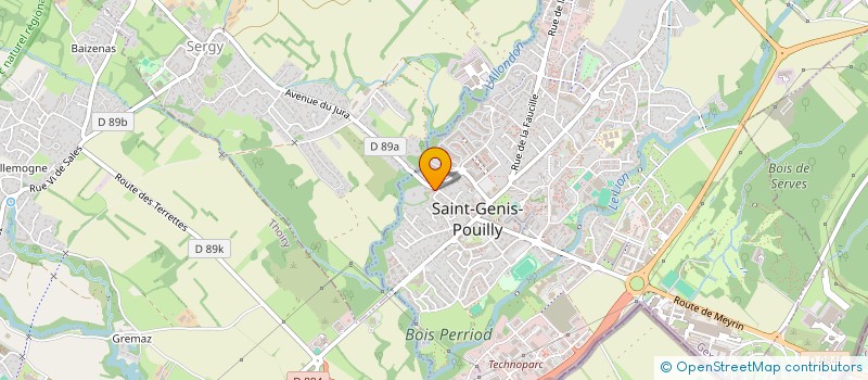 localisation de l'entreprise HS CONSEILS ET SERVICES IT  SAINT-GENIS-POUILLY