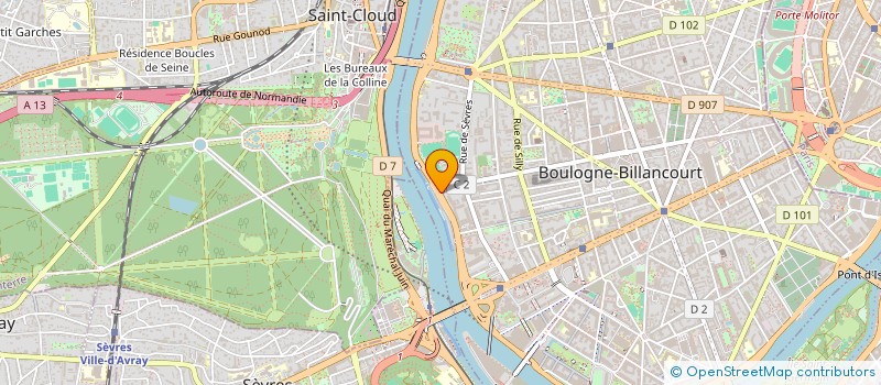 localisation de l'entreprise HS CONSULTING INSIGHTS  BOULOGNE-BILLANCOURT