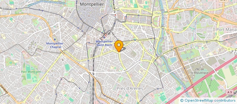 localisation de l'entreprise HS FOOD à MONTPELLIER