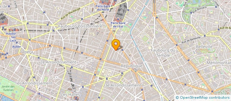 localisation de l'entreprise HS FRUIT  PARIS