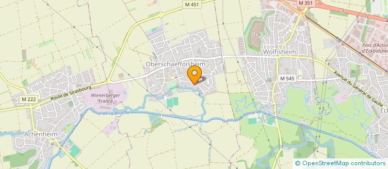 localisation de l'entreprise HS GESTION ET CONSEIL SAS  OBERSCHAEFFOLSHEIM