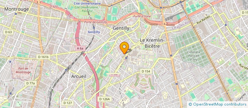 localisation de l'entreprise HS IMMO  GENTILLY