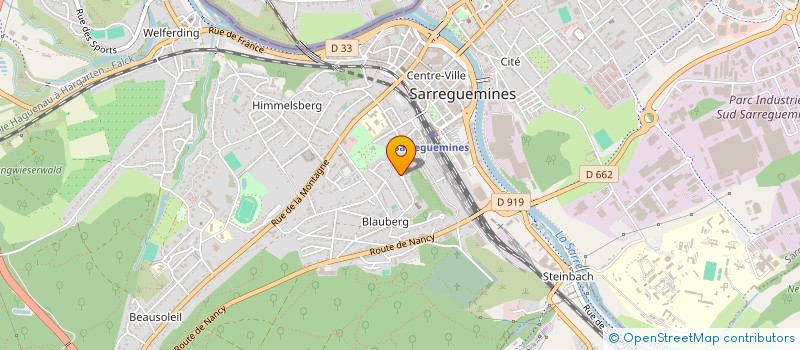 localisation de l'entreprise HS-IMMOVISION à SARREGUEMINES