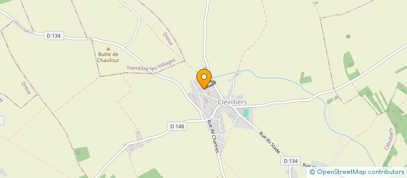 localisation de l'entreprise HS SOLUTION à CLEVILLIERS