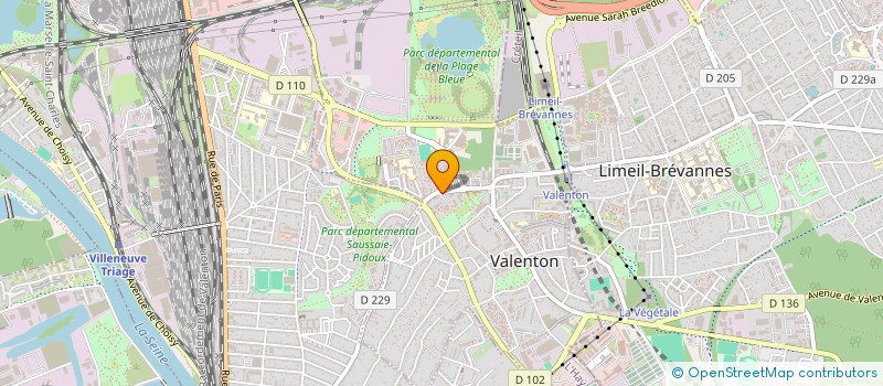 localisation de l'entreprise HS TRANSPORT  VALENTON