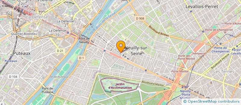 localisation de l'entreprise HS2 à NEUILLY-SUR-SEINE
