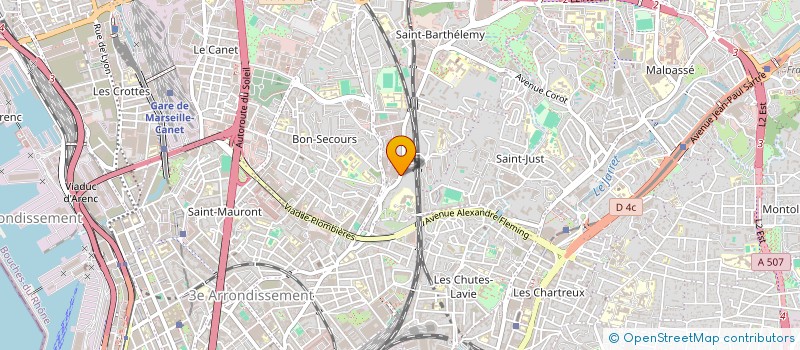 localisation de l'entreprise HS2B A47 à MARSEILLE