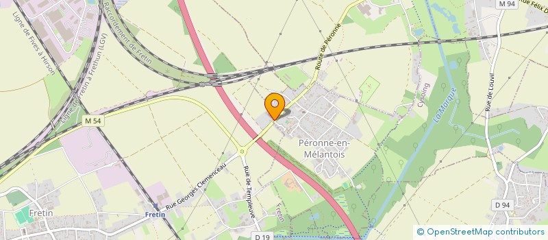 localisation de l'entreprise HS2C à PERONNE-EN-MELANTOIS