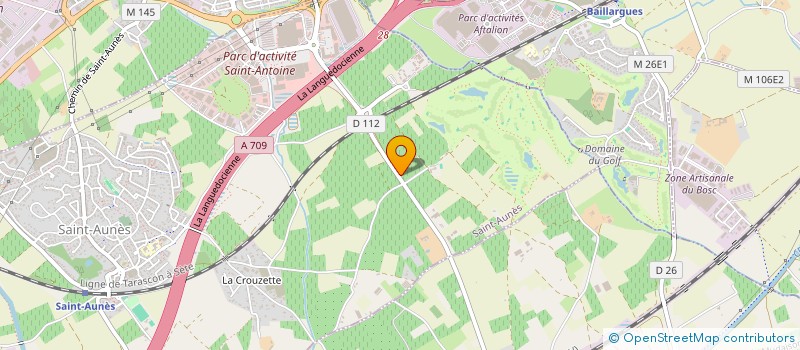 localisation de l'entreprise HSA 7  SAINT-AUNES