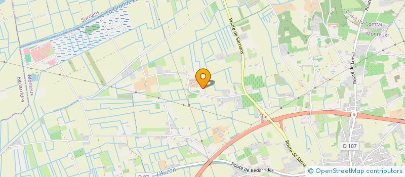 localisation de l'entreprise HSA  MONTEUX