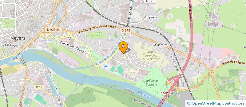 localisation de l'entreprise HSA à NEVERS