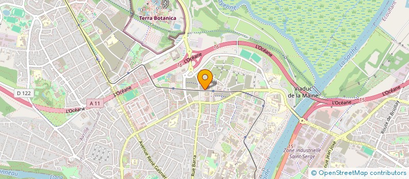 localisation de l'entreprise HSA à ANGERS