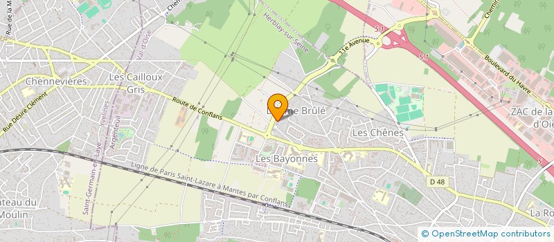 localisation de l'entreprise HSA BOUTIQUE à HERBLAY-SUR-SEINE