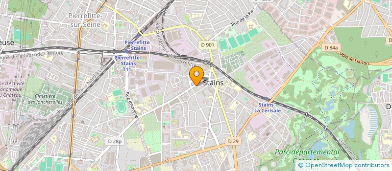 localisation de l'entreprise HSAW à STAINS