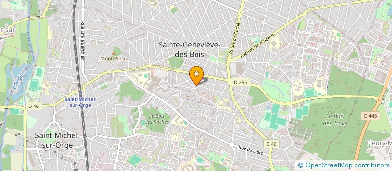 localisation de l'entreprise HSB à SAINTE-GENEVIEVE-DES-BOIS